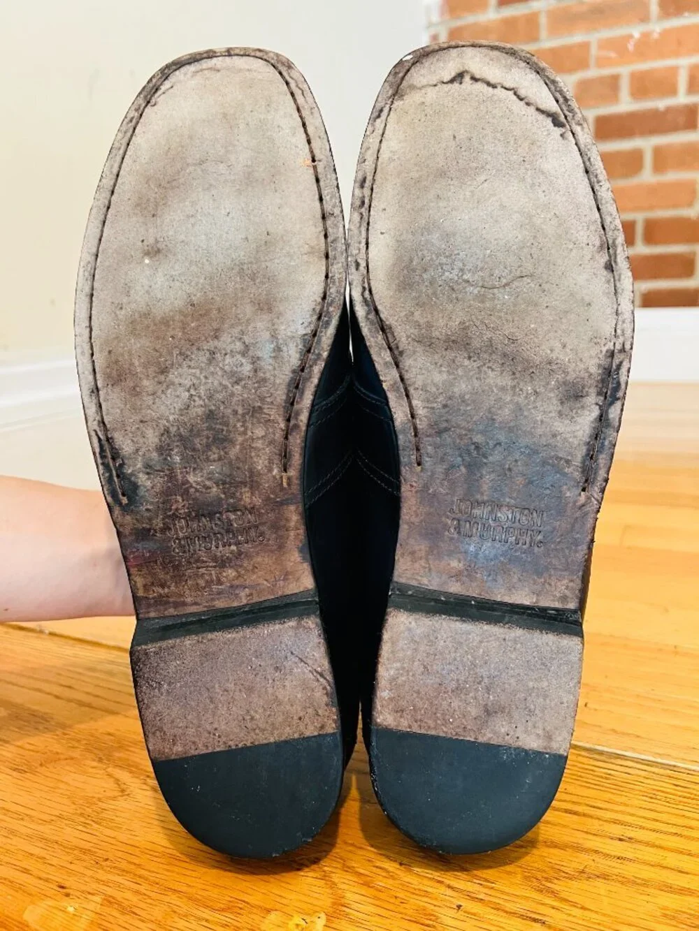 Johnston & Murphy Basket Weave Tassel Loafers Size 10 M